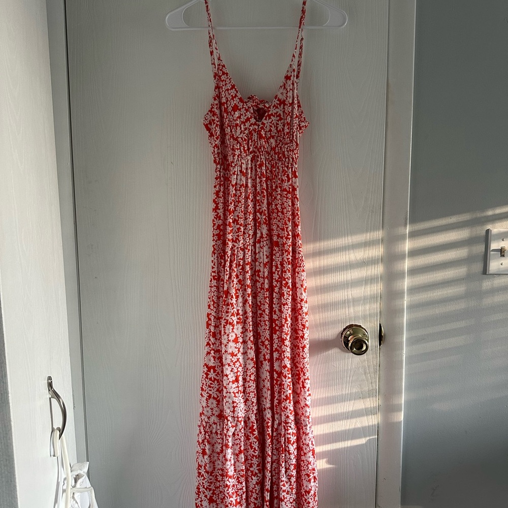 Angie Floral Maxi Sundress